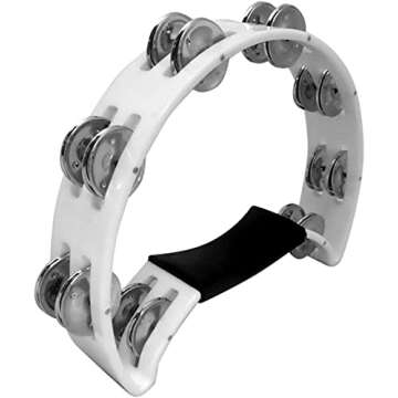 Performance Plus Headless Pro Church Quality White Rhythm Tambourine, 10" (HMT1W)