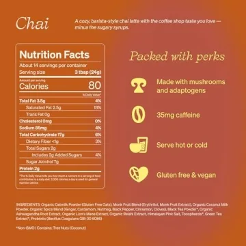 Clevr Blends Chai Tea Latte - Superfood Instant Tea