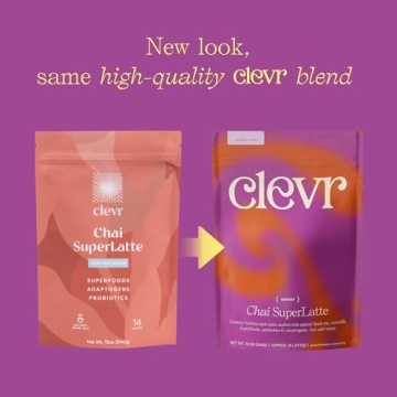 Clevr Blends Chai Tea Latte - Superfood Instant Tea