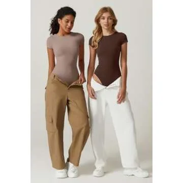 Stylish QINSEN Basic Bodysuit for Women - Summer Essential