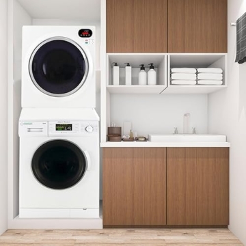 Compact Equator 110V Washer Dryer Set for Small Spaces