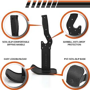 RITFIT Deadlift Jack for 660LB Barbell - Portable Gym Tool