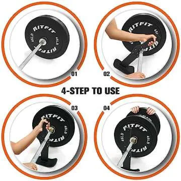 RITFIT Deadlift Jack for 660LB Barbell - Portable Gym Tool