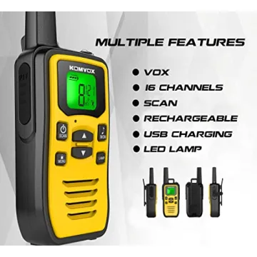 Durable Rechargeable Walkie Talkies for Outdoor Adventures