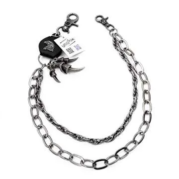 Shop UNIQSUM Eagle Charm Biker Wallet Chain - Unique Accessory