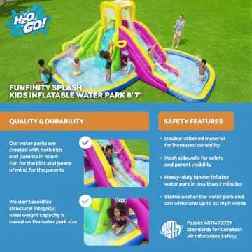 Bestway H2OGO! Funfinity Splash Water Park for Kids
