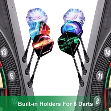 WINMAX Electronic Dart Board for Fun Family Games