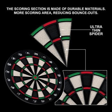 WINMAX Electronic Dart Board for Fun Family Games