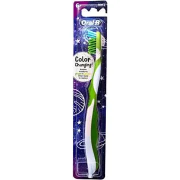 Oral-B Pro-Health Junior CrossAction Galaxy Toothbrush, Ages 6+, Soft - Pack of 4