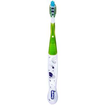Oral-B Pro-Health Junior CrossAction Galaxy Toothbrush, Ages 6+, Soft - Pack of 4