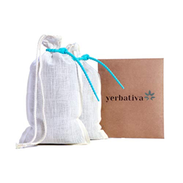 Organic Hemp Cold Brew Coffee Filter Bags 2-Pack | Eco-Friendly & Reusable