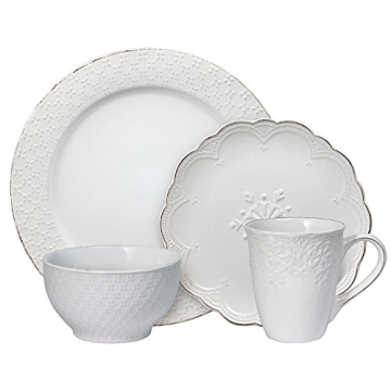Pfaltzgraff French Lace Dinnerware Set Service for 4
