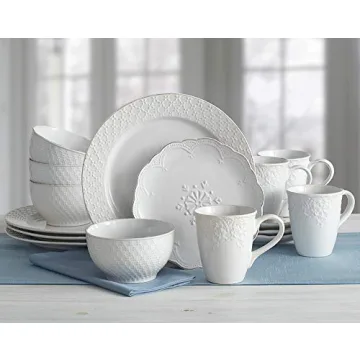 Pfaltzgraff French Lace Dinnerware Set Service for 4