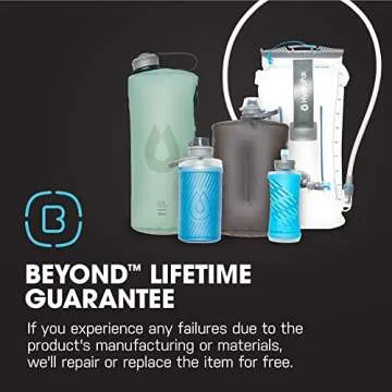 HydraPak UltraFlask Speed (500ml or 600ml) - Collapsible Soft Flask Water Bottle for Hydration Vests and Running Packs with Easy Open Cap