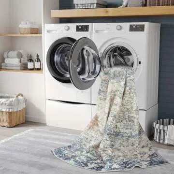 Art&Tuft 5x7 Washable Abstract Area Rug - Non-Slip