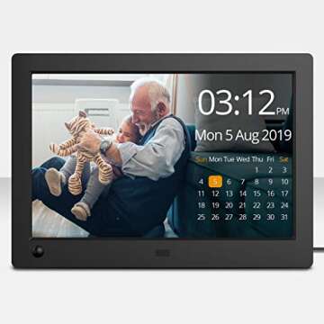 NIX Advance 8 Inch Digital Photo Frame - HD Display, Remote Control