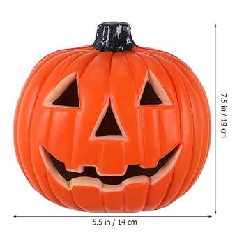 Toddmomy Halloween Light Up Jack-o Lantern for Parties