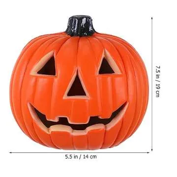 Toddmomy Halloween Light Up Jack-o Lantern for Parties