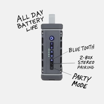 Turtlebox Ranger Outdoor Bluetooth Speaker, Waterproof & Loud