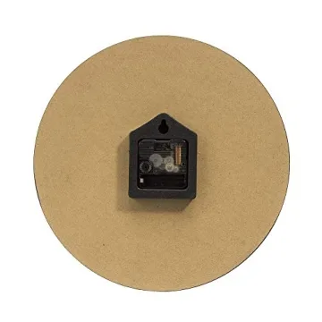 LOHAS Home 12 Inch Silent Vintage Wooden Round Wall Clock Arabic Numerals Vintage Rustic Chic Style Wooden Round Home Decor Wall Clock (Victor Hugo)