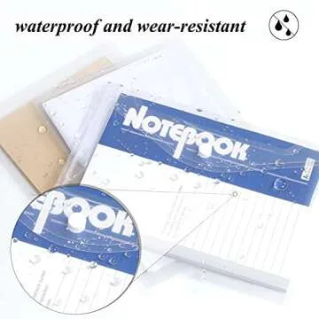 Toplive 12 Pack Waterproof File Folders for Office & School