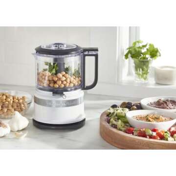 KitchenAid KFC3516WH 3.5 Cup Food Chopper, White