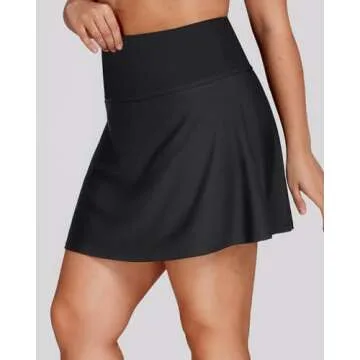 Daci Plus Size Tummy Control Swim Skirt for Women