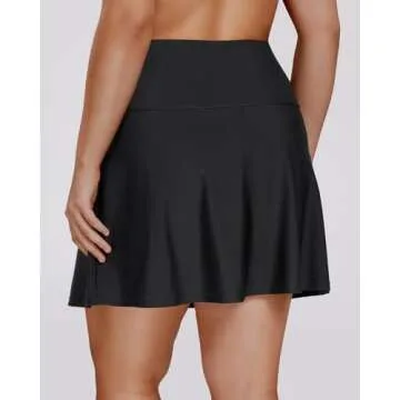 Daci Plus Size Tummy Control Swim Skirt for Women