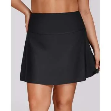 Daci Plus Size Tummy Control Swim Skirt for Women