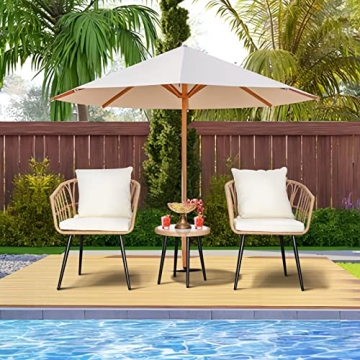 SoarFlash Outdoor Wicker Bistro Set for Patio Bliss