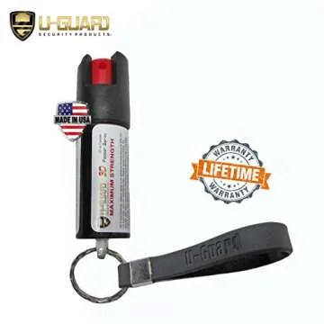 Smallest Stun Gun Personal Alarm Keychain Flashlight Kit Mini Stun Gun Pepper Spray Combo Non Lethal...