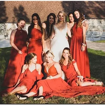 Sukleet Elegant Long Bridesmaid Dress Off Shoulder Style