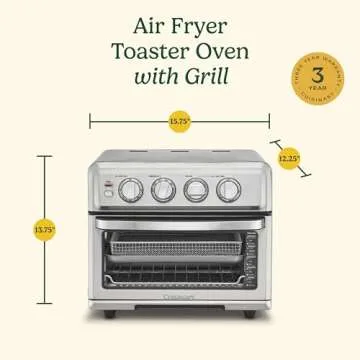 Cuisinart Air Fryer Toaster Oven with 8 Cooking Functions