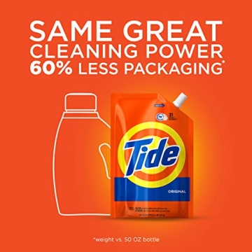 Tide Laundry Detergent Liquid Soap Pouches for Effective Cleaning