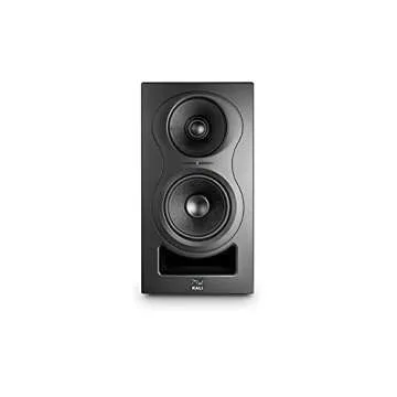 Kali Audio in-5 5" Powered 3-Way Studio Monitor - 160W Speaker System with Boundary Compensation EQ Settings - for Mixing, Recording, Audio Production - XLR, TRS, RCA Inputs - Single, Black