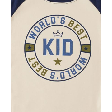 Boys' Cotton Pajama Set - Long Sleeve & Pants, Age 4