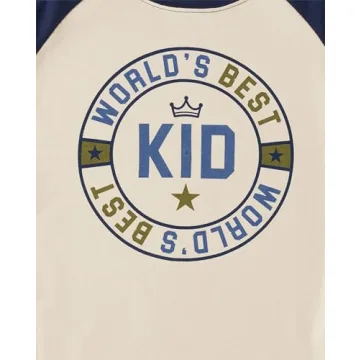 Boys' Cotton Pajama Set - Long Sleeve & Pants, Age 4