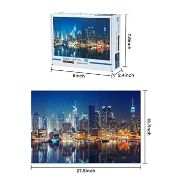 Joyshare NYC Skyline Puzzle 1000 Pieces for Adults
