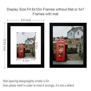 BESCRCL 8x10 Picture Frame Set of 6 for Stunning Displays