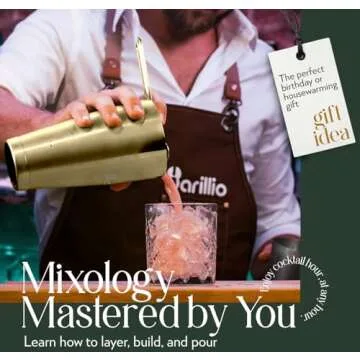 Barillio Gold Mixology Bartender Kit - 8 Pieces for Cocktails