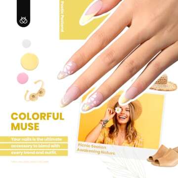 beetles Gel Polish 44 PCS Gel Nail Polish Set-36 Colors Gel Polish Set Base Coat Glossy Matte & Glitter Top Coat Colorful Muse Collection Nude White Pink Red Blue Gel Valentines Day Gifts for Women