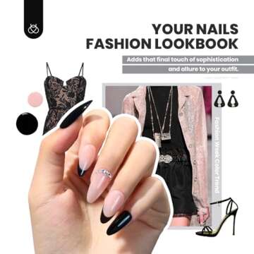 beetles Gel Polish 44 PCS Gel Nail Polish Set-36 Colors Gel Polish Set Base Coat Glossy Matte & Glitter Top Coat Colorful Muse Collection Nude White Pink Red Blue Gel Valentines Day Gifts for Women