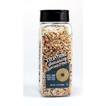 Olde Thompson Everything Bagel Seasoning, 11.5oz - Must have Kitchen Essential, Pantry or Spice Rack Necessity, Great topping for Baked goods, Toast, Avocado, Eggs, Salads, and Vegetables