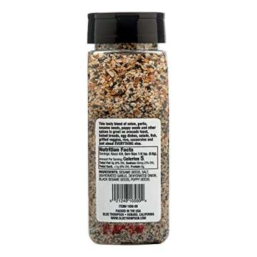 Olde Thompson Everything Bagel Seasoning, 11.5oz - Must have Kitchen Essential, Pantry or Spice Rack Necessity, Great topping for Baked goods, Toast, Avocado, Eggs, Salads, and Vegetables