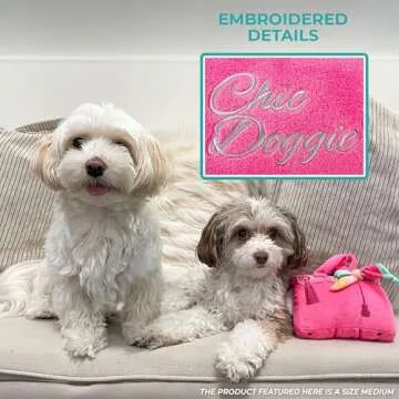 Haute Diggity Dog Barkin Bag Plush Dog Toy for Small Breeds