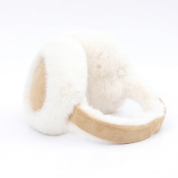Foldable Women's Winter Earmuffs - Soft Faux Fur Ear Warmers