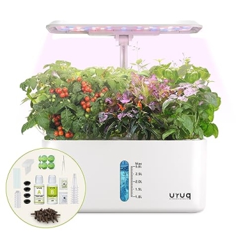 Hydroponics Indoor Garden System with LED Grow Light