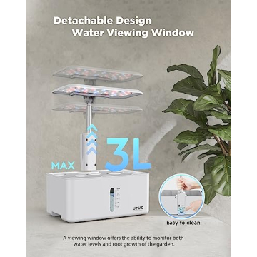 Hydroponics Indoor Garden System with LED Grow Light