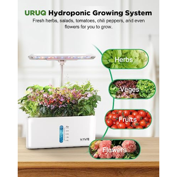 Hydroponics Indoor Garden System with LED Grow Light