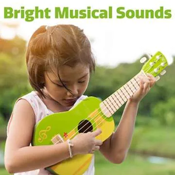 Hape Green Ukulele: Perfect Musical Instrument for Kids